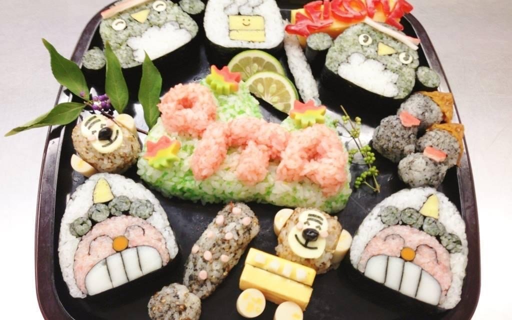 「寿司アート」コンテスト全国1位の飾り巻き寿司
